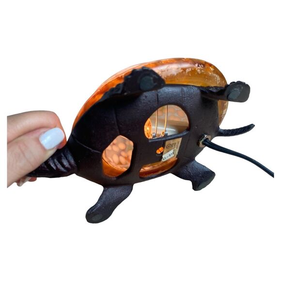 Vintage Turtle Lamp Tiffany Style Stained Glass Accent Night Light - Picture 9 of 9